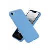 Newface Apple iPhone 16E Kılıf First Silikon - Mavi