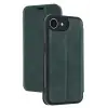 Newface Apple iPhone 16E Kılıf Flip Cover - Koyu Yeşil