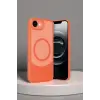 Newface iPhone 16E Kılıf Maya Karbon Kapak - Kırmızı