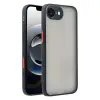 Newface iPhone 16E Kılıf Montreal Silikon Kapak - Siyah