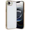Newface iPhone 16E Kılıf Razer Lensli Silikon - Gold