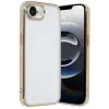 Newface iPhone 16E Kılıf Razer Lensli Silikon - Gold