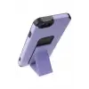 Newface iPhone 6 Kılıf Mega Standlı Silikon - Lila