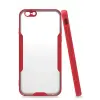 Newface iPhone 6 Kılıf Platin Silikon - Kırmızı