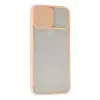 Newface iPhone 6 Plus Kılıf Palm Buzlu Kamera Sürgülü Silikon - Pembe