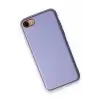 Newface iPhone 7 Kılıf Coco Deri Silikon Kapak - Açık Lila