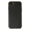 Newface Apple iPhone 7 Kılıf Coco Deri Silikon Kapak - Siyah