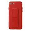 Newface Apple iPhone 7 Kılıf Coco Deri Standlı Kapak - Kırmızı