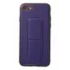 Newface Apple iPhone 7 Kılıf Coco Deri Standlı Kapak - Mor