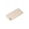 Newface iPhone 7 Kılıf First Silikon - Krem