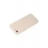 Newface Apple iPhone 7 Kılıf First Silikon - Krem