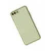 Newface iPhone 7 Plus Kılıf Coco Deri Silikon Kapak - Açık Yeşil