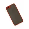 Newface Apple iPhone 7 Plus Kılıf Montreal Silikon Kapak - Kırmızı