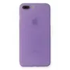 Newface iPhone 7 Plus Kılıf PP Ultra İnce Kapak - Mor