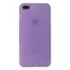 Newface iPhone 7 Plus Kılıf PP Ultra İnce Kapak - Mor