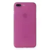 Newface iPhone 7 Plus Kılıf PP Ultra İnce Kapak - Pembe