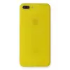 Newface Apple iPhone 7 Plus Kılıf PP Ultra İnce Kapak - Sarı