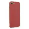 Newface Apple iPhone 7 Plus Kılıf Volet Silikon - Kırmızı