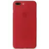 Newface iPhone 8 Plus Kılıf PP Ultra İnce Kapak - Kırmızı