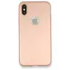 Newface iPhone X Kılıf First Silikon - Rose Gold