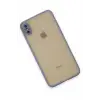 Newface iPhone X Kılıf Montreal Silikon Kapak - Gri