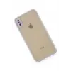 Newface iPhone X Kılıf Montreal Silikon Kapak - Mor