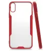 Newface iPhone X Kılıf Platin Silikon - Kırmızı