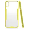 Newface iPhone X Kılıf Platin Silikon - Sarı