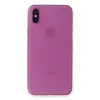 Newface Apple iPhone X Kılıf PP Ultra İnce Kapak - Pembe