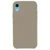 Newface Apple iPhone XR Kılıf Lansman Legant Silikon - Bej