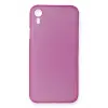 Newface iPhone XR Kılıf PP Ultra İnce Kapak - Pembe