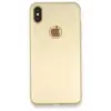 Newface iPhone XS Max Kılıf First Silikon - Gold