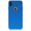 Newface iPhone XS Max Kılıf First Silikon - Mavi