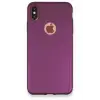 Newface iPhone XS Max Kılıf First Silikon - Mürdüm