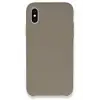 Newface Apple iPhone XS Max Kılıf Lansman Legant Silikon - Bej