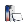 Newface iPhone XS Max Kılıf Miami Şeffaf Silikon - Lacivert