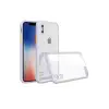 Newface iPhone XS Max Kılıf Miami Şeffaf Silikon - Lila