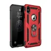Newface Apple iPhone XS Max Kılıf Sofya Yüzüklü Silikon Kapak - Kırmızı