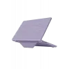 Newface Apple Macbook Air 15 2023 Macbook Kumaş Kapak - Mor