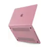 Newface Macbook Pro 13 2021 Macbook Buzlu Kapak - Pembe
