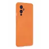 Newface One Plus 9 Kılıf Nano içi Kadife Silikon - Turuncu