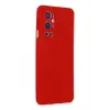 Newface One Plus 9 Pro Kılıf Nano içi Kadife Silikon - Kırmızı