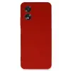 Newface Oppo A38 Kılıf First Silikon - Kırmızı