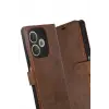 Newface Oppo A5 Pro 4G Trend S Plus Kapaklı Kılıf - Taba