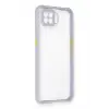 Newface Oppo A73 Kılıf Miami Şeffaf Silikon - Lila