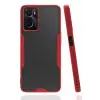 Newface Oppo A96 Kılıf Platin Silikon - Kırmızı