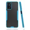 Newface Oppo A96 Kılıf Platin Silikon - Mavi
