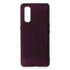 Newface Oppo Find X2 Kılıf First Silikon - Mürdüm