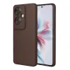 Newface Oppo Reno 11F Kılıf First Silikon - Kahverengi
