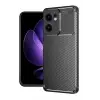Newface Oppo Reno 13F Kılıf Auto Focus Karbon Kapak - Siyah